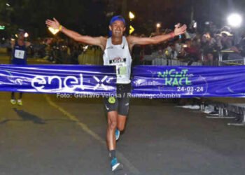 Sergio López y Leidy Lozano, vencedores del 10k de Bogotá
