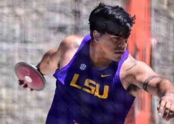 Récord chileno de Claudio Romero en lanzamiento del disco