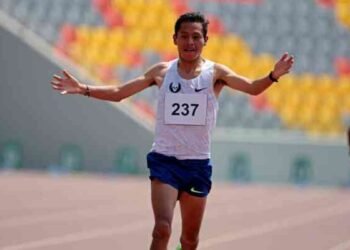 Cristhian Pacheco y Micaela Rivera, campeones de 5.000 en el Nacional de Perú