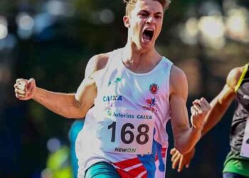 Renán, junto a las estrellas del sprint