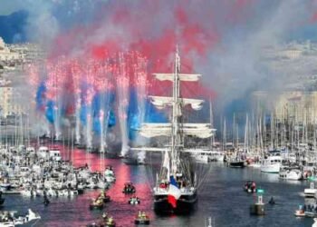 La llama olímpica llegó a Francia