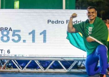 Histórico récord de Pedro Nunes Rodrigues en jabalina