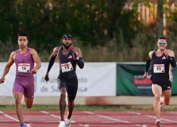 Anthony Zambrano, tercero en el meeting de Salamanca