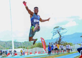 Arnovis Dalmero se lució con más de 8m en largo, en el Nacional de Colombia