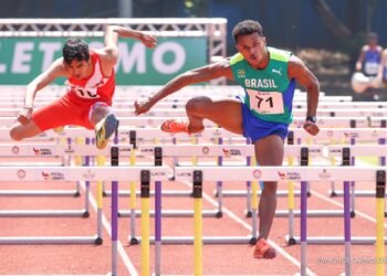 Récord sudamericano u20 del vallista brasileño Paulo Romualdo