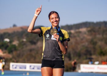 Maria Eduarda Ferreira Barbosa, con 1.80, ganó el salto en alto en el u23 de Brasil