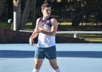 Nuevo récord uruguayo de Lautaro Techera en jabalina