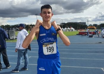 Miguel Peña y Natalia Pulido, campeones de marcha en el u23 de Colombia