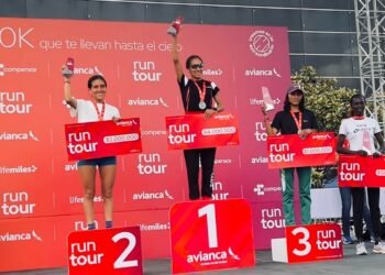 Victoria de Gladys Tejeda en los 10k de Bogotá