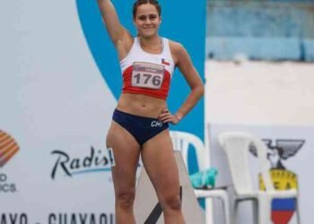 La velocista chilena María Ignacia Montt y un buen debut indoor