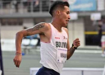 Los atletas de  Bolivia dominaron los 3.000 el Sudamericano Indoor