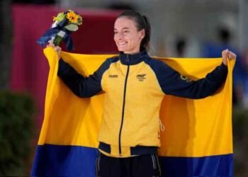 Los medallistas olímpicos de marcha Caio y Arenas compiten en China