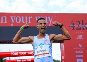 Johnatas de Oliveira Cruz  se lució  en el maratón de Porto Alegre