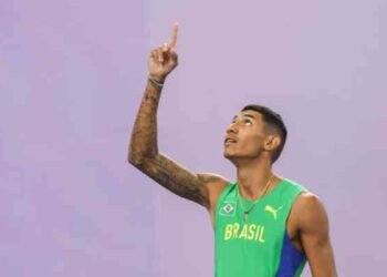 Matheus Lima da Silva brilló con 33.98 en 300 metros vallas, en la Diamond League