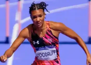 Gianna Woodruff bajó los 55s en 400 metros vallas en Tenerife