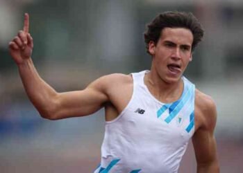 Mariano Fiol batió el récord u18 de Perú sobre 100 metros