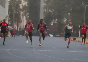 Felipe Bardi logró los 100 metros del Campeonato Paulista