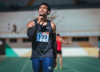 El colombiano Carlos Florez, con 10.00 en los 100 metros