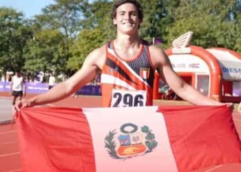 El peruano Fiol conquistó los 100 metros del Ibero u18