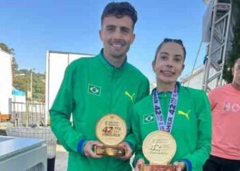 Ederson Vilela y Amanda de Oliveira ganaron el maratón de Sao Paulo