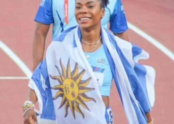 Déborah Rodríguez completó el gran día de Uruguay con su récord en 1000 metros