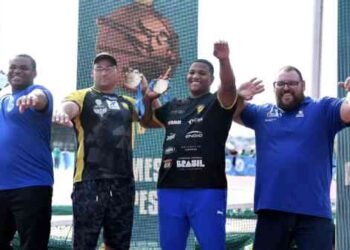 El espléndido momento del lanzamiento de bala en Brasil