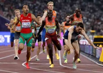 El portugués Isaac Nader dio la sorpresa en los 1.500