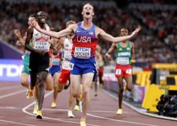 El título de 5.000 fue para Hocker, Soca terminó 15° y compitió con las grandes figuras