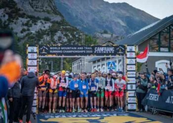 Los sudamericanos, en el  Short Trail del Mundial en los Pirineros