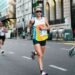 Florencia Borelli corre en el maratón de Chicago