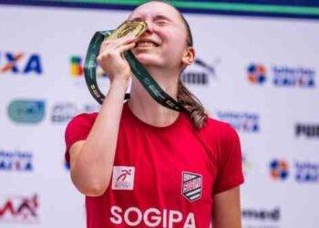 Luísa de Almeida y Cael do Nascimento, vencedores juveniles en el cross de Brasil