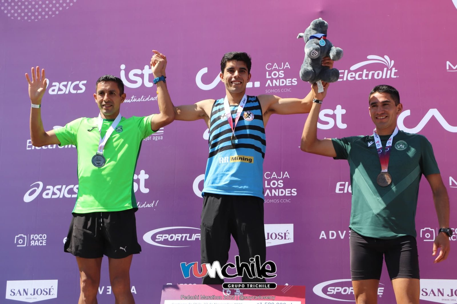 Una jornada para los maratonistas en Santiago de Chile