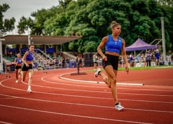 Londero y Noelia Martínez, figuras del sprint en Buenos Aires