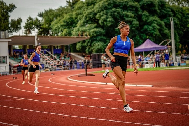 Londero y Noelia Martínez, figuras del sprint en Buenos Aires