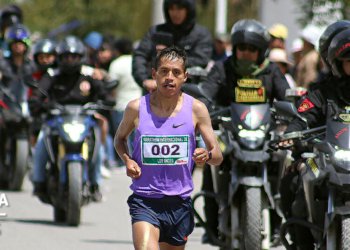 Cristhian Pacheco ganó por quinta vez el maratón de Huancayo
