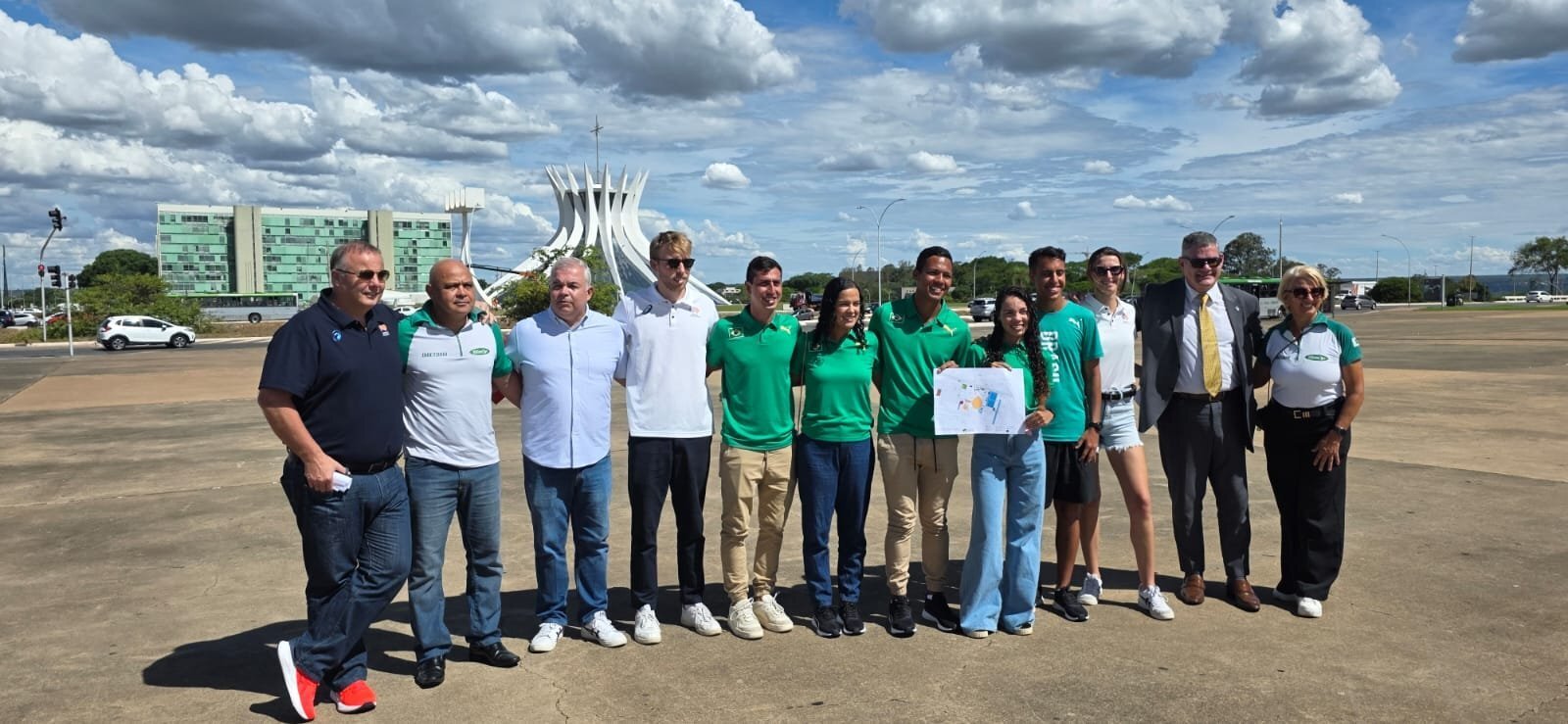 Visita de World Athletics a Brasilia por la Copa Mundial de marcha