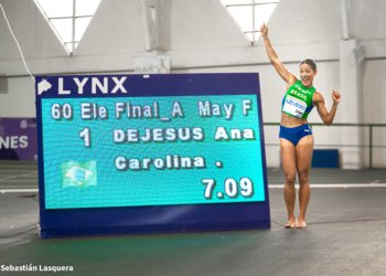 Natalia Linares y los velocistas de Brasil brillaron en la altura de Cochabamba