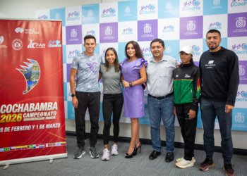 Cochabamba se viste de gala: presentado oficialmente el V Campeonato Sudamericano Indoor 2026