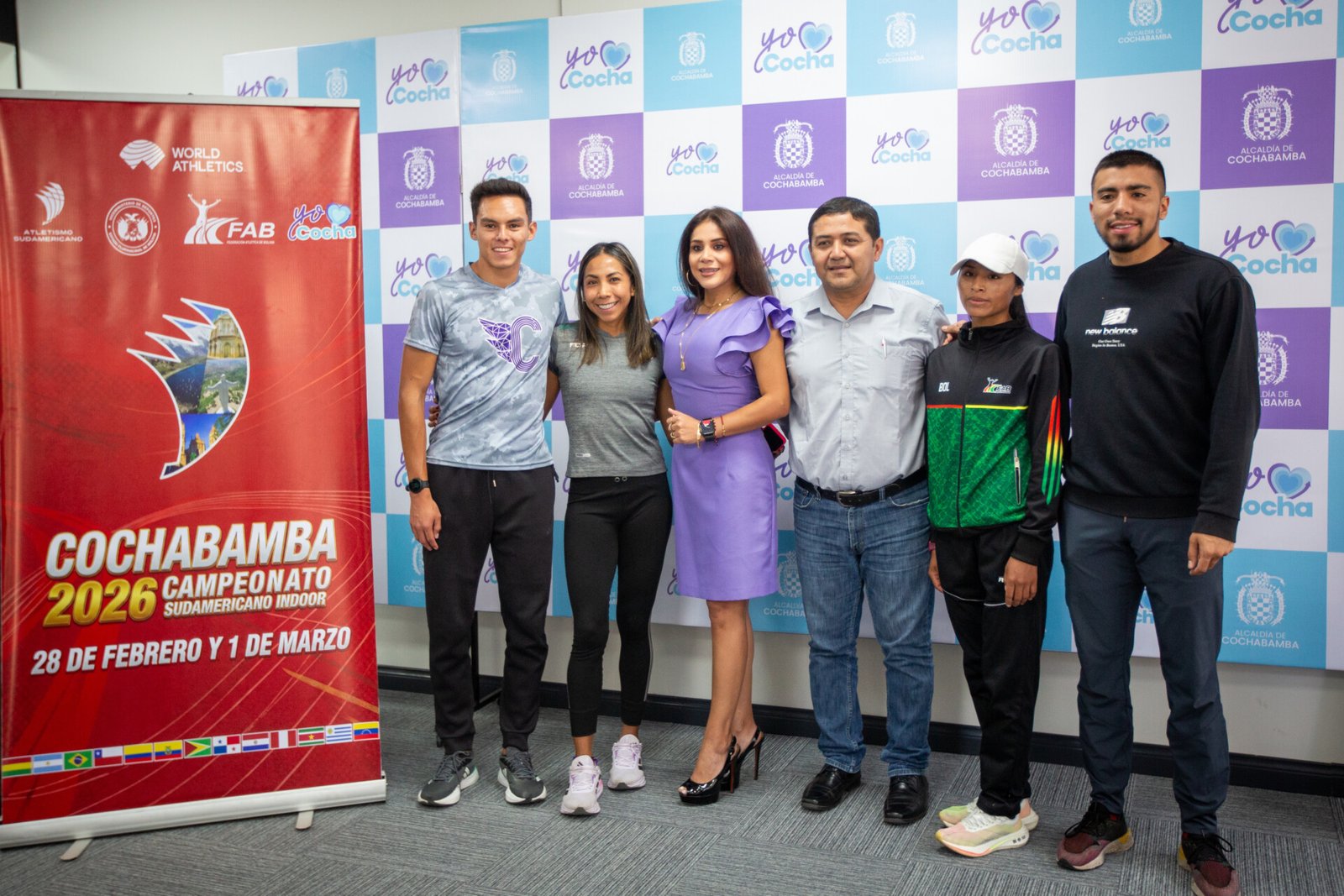 Cochabamba se viste de gala: presentado oficialmente el V Campeonato Sudamericano Indoor 2026