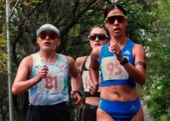 Evelyn Inga fue 2a. en el medio maratón de marcha en México