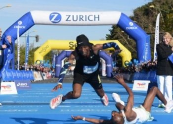 Ricardo Rojas fue el mejor sudamericano del maratón de Sevilla, que tuvo un vibrante final