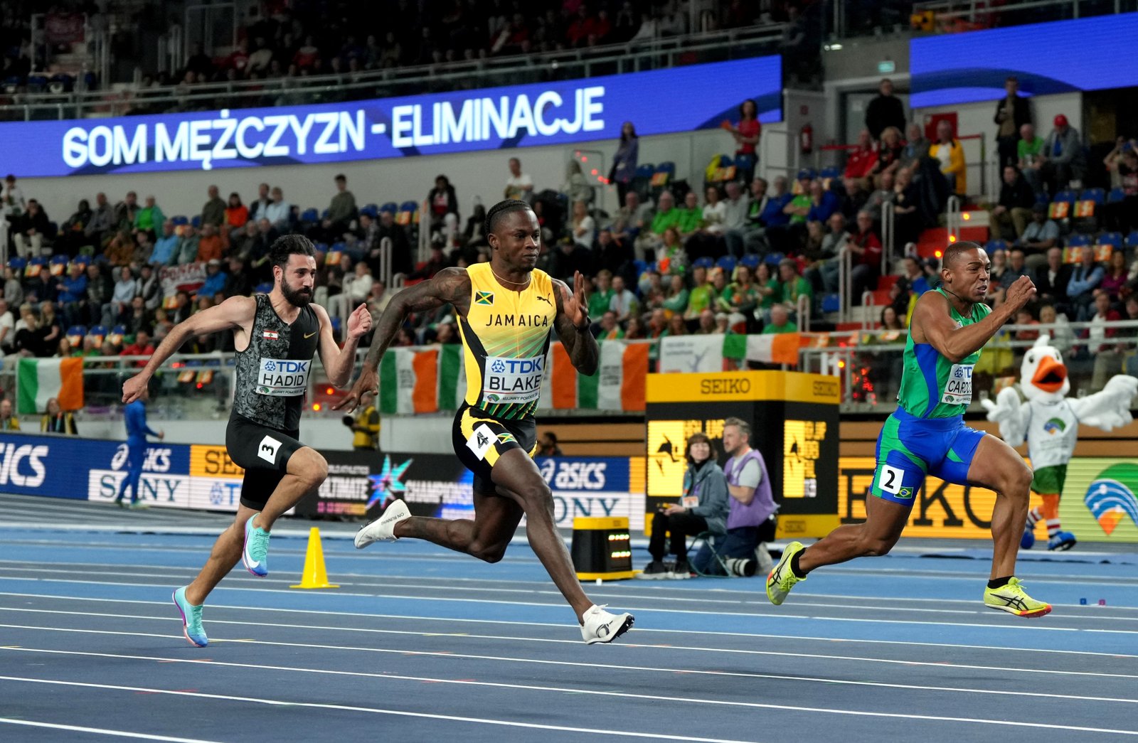 Erik Felipe avanzó a semifinales en 60 metros