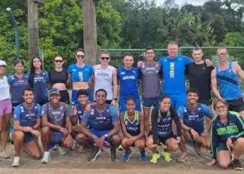 Brasilia recibe a los atletas de Ucrania para la Copa de Marcha