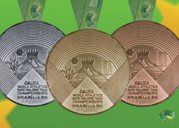 Ya están las medallas para el Mundial de Marcha en Brasilia