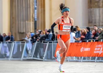 Sheyla Eulogio en el medio maratón de Berlin: récord peruano y 3a. marca sudamericana