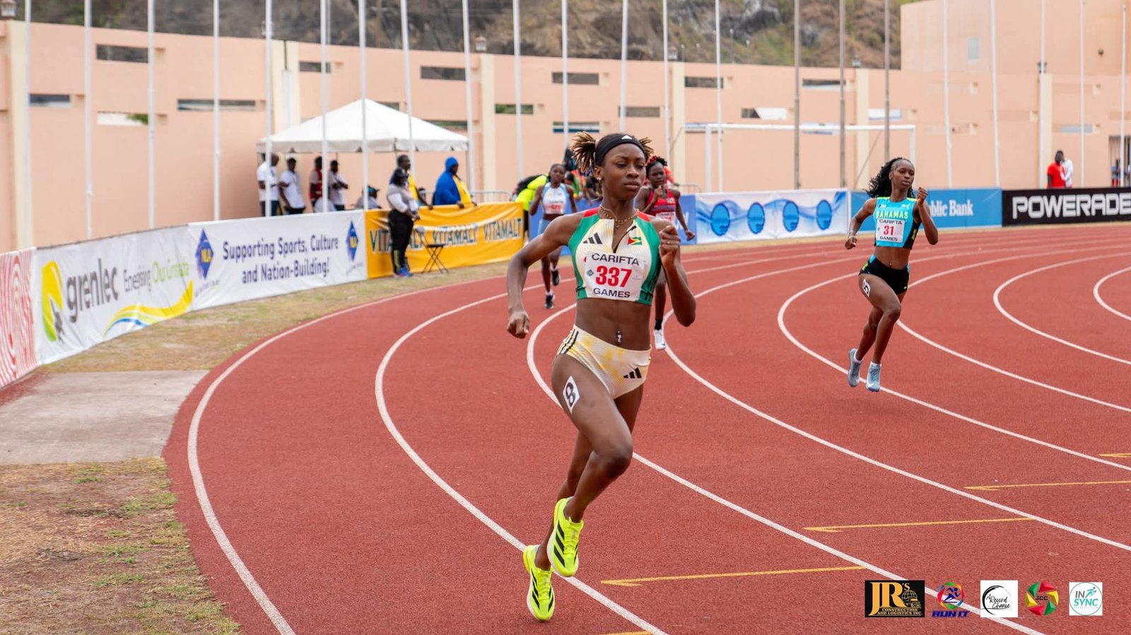 Los velocistas de Guyana triunfaron en los 400 metros de los Juegos Carifta