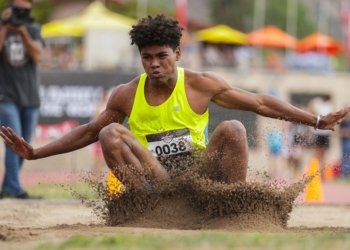 Victoria de Dalmero con 8.01 en largo, en un gran evento en Puerto Rico