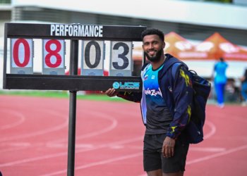 El venezolano Maza pasó los 8 metros y se lució en el torneo Máximo Viloria