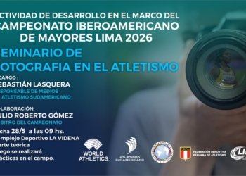 Atletismo Sudamericano convoca al Seminario de Fotografía en el marco del Iberoamericano de Lima 2026