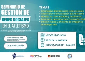 Rumbo a Lima: Se viene el Seminario de Gestión de Redes Sociales en el Atletismo